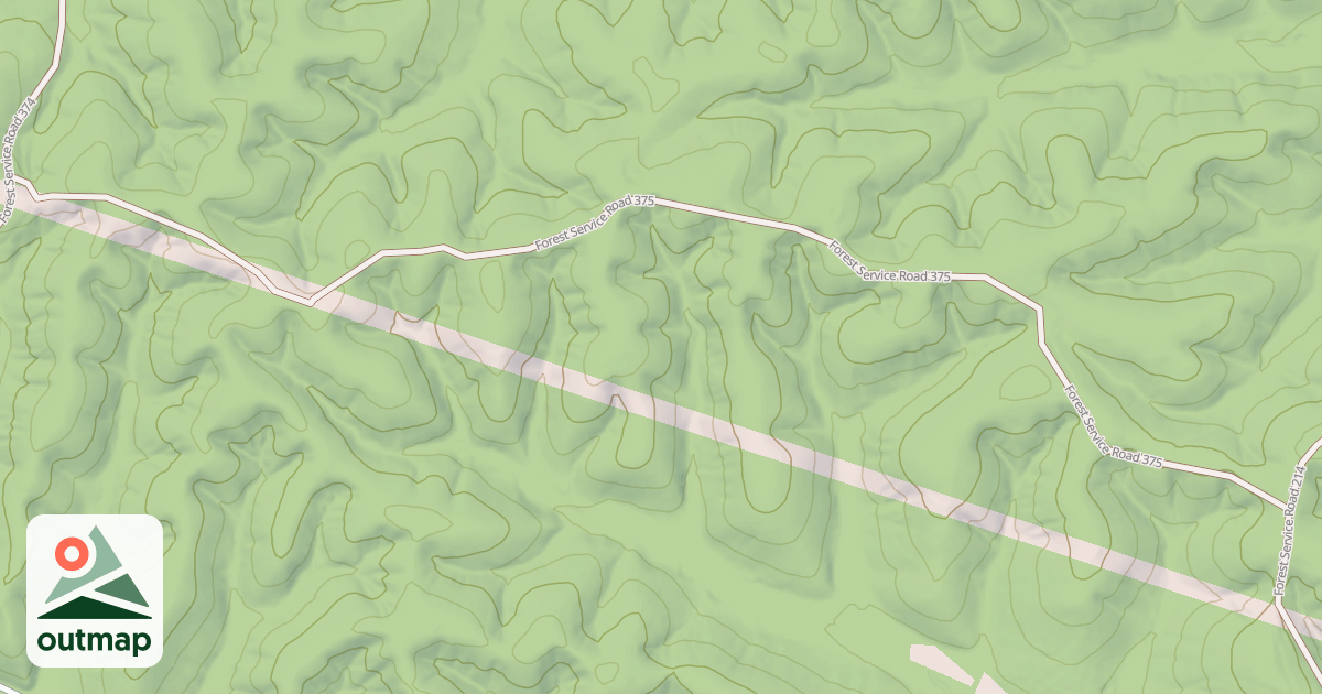 Map of NEVILLE FORK ROAD