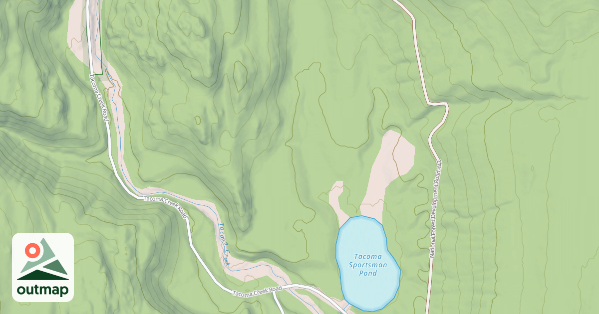 Map of SPORTSMAN'S POND