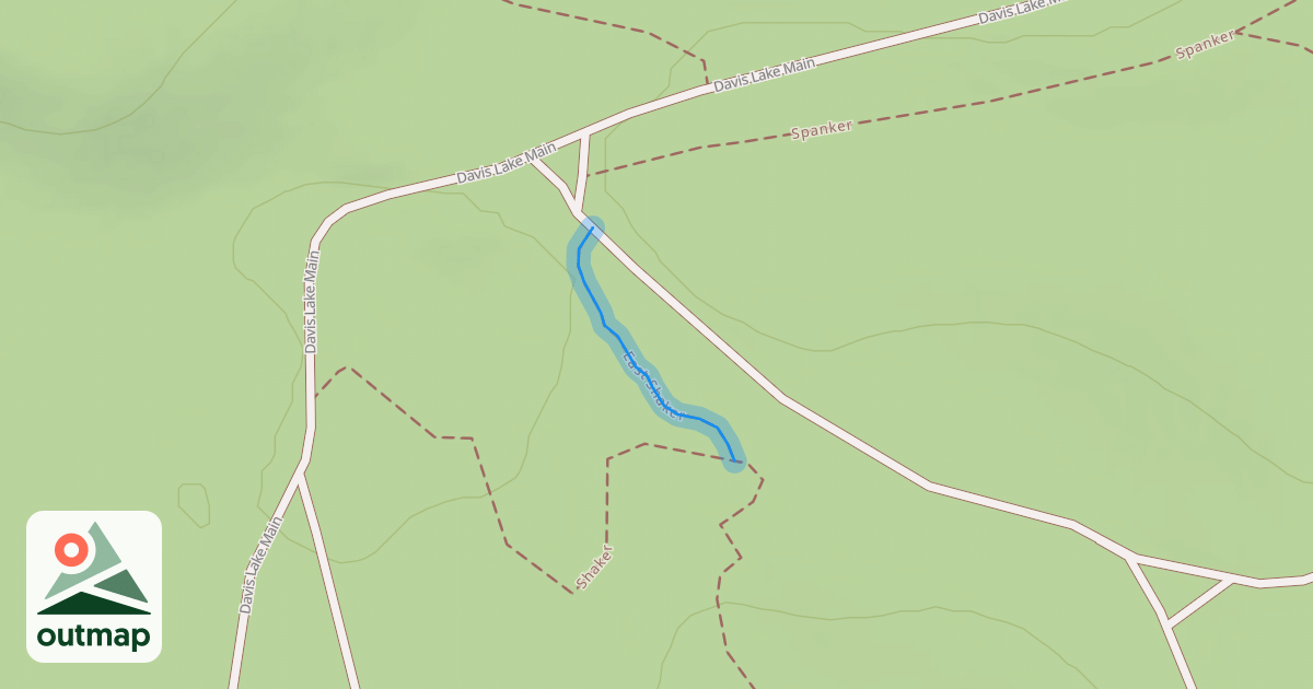 Map of East Shaker