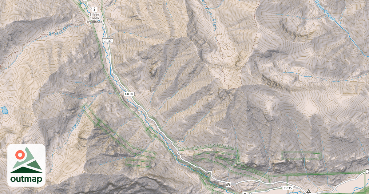Map of Shelf Road