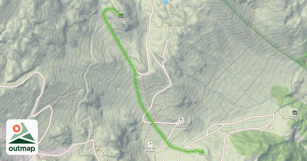 Map of Chavanne