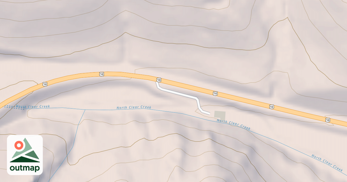 Map of N. CLEAR CRK. LOT 1