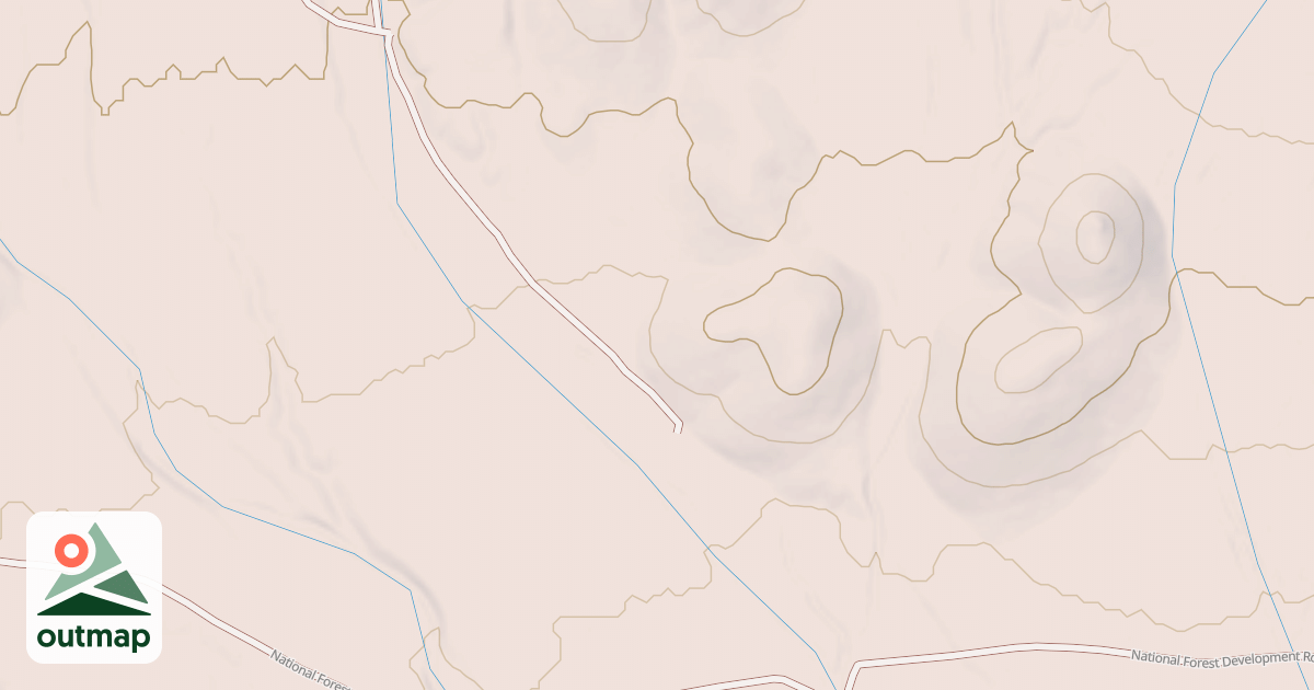 Map of DRY CANYON SPUR