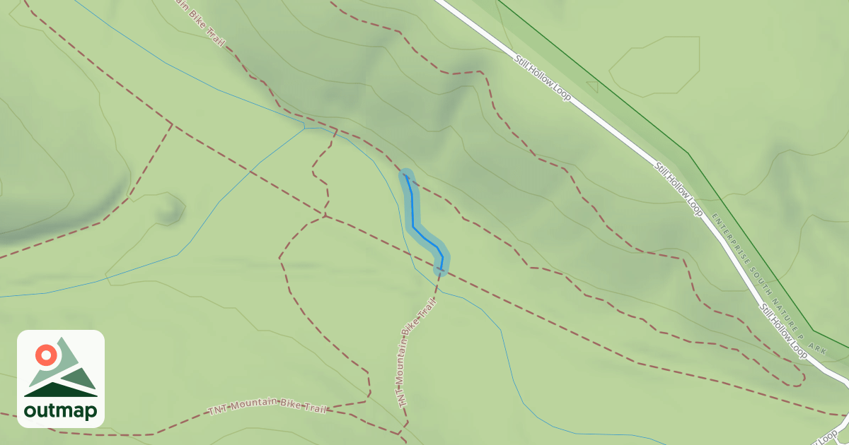 Map of Log Rythm Mountain Bike Trail