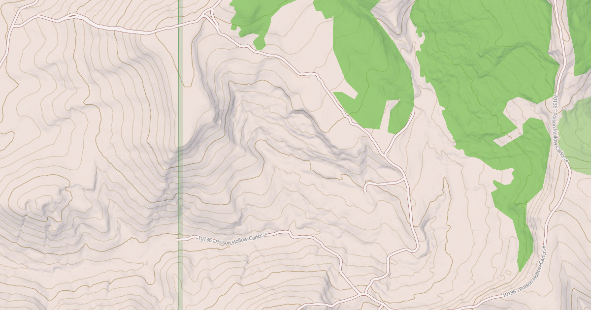 Map preview of POISON HOLLOW SPUR A