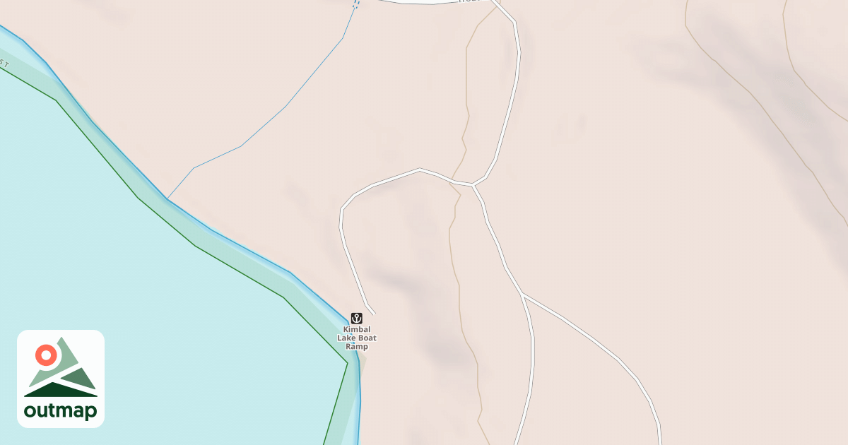 Map of KIMBALL LAKE CAMPGROUND B/L