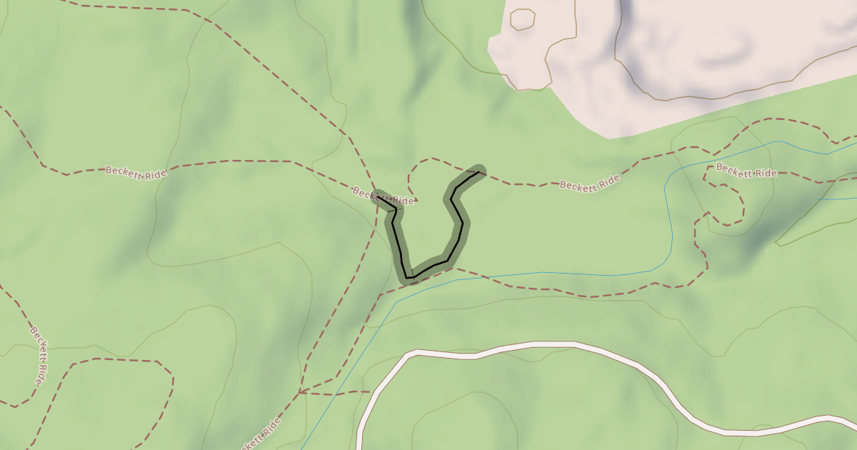 Map preview of Beckett Ride