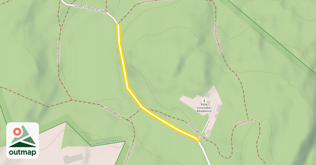 Map of Seven Fireplaces Way