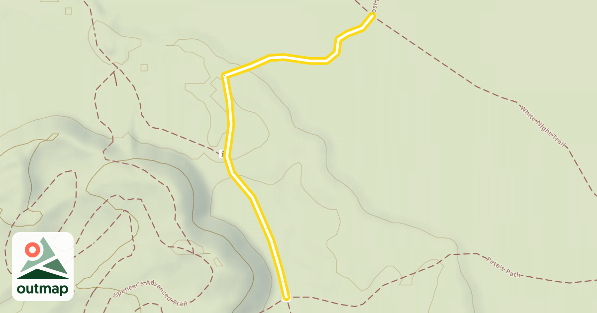 Map of Lost Lake Trail