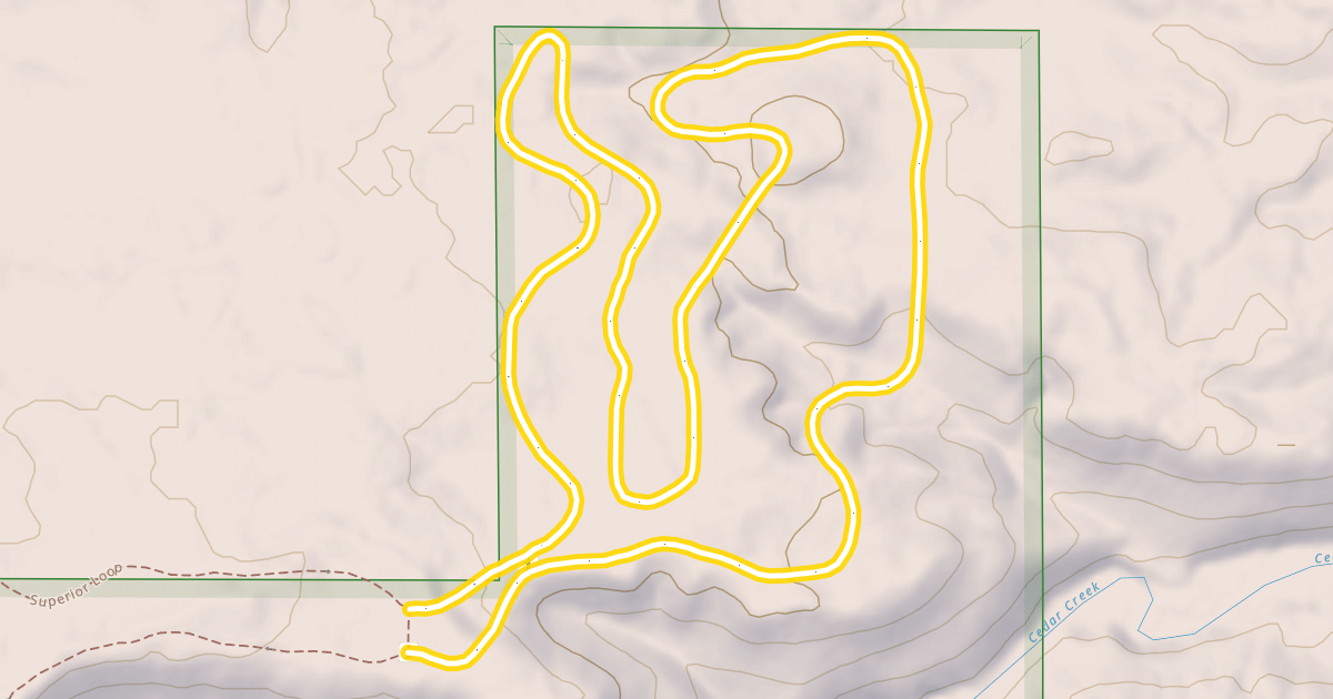 Map preview of Wildcat Loop