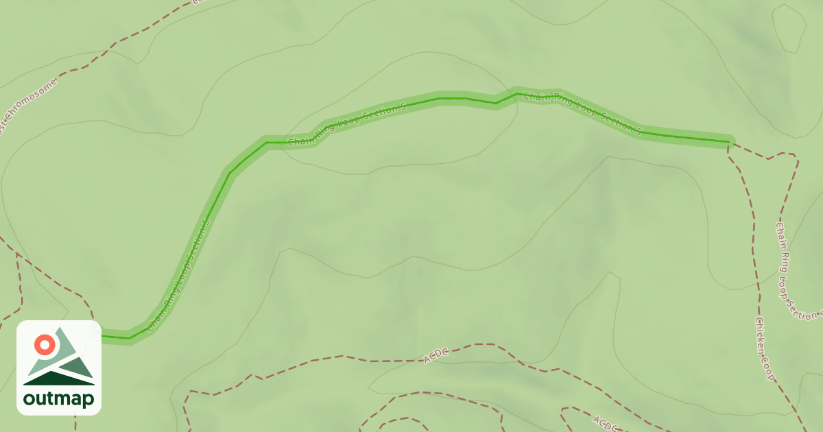 Map of Chain Ring Loop Section 5