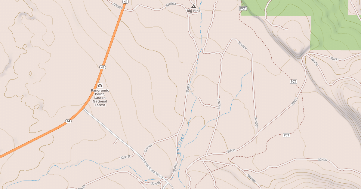 Map preview of BIG PINE LOOP