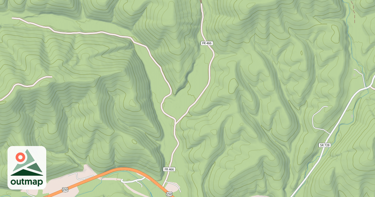 Map of WHITE OAK DRAFT