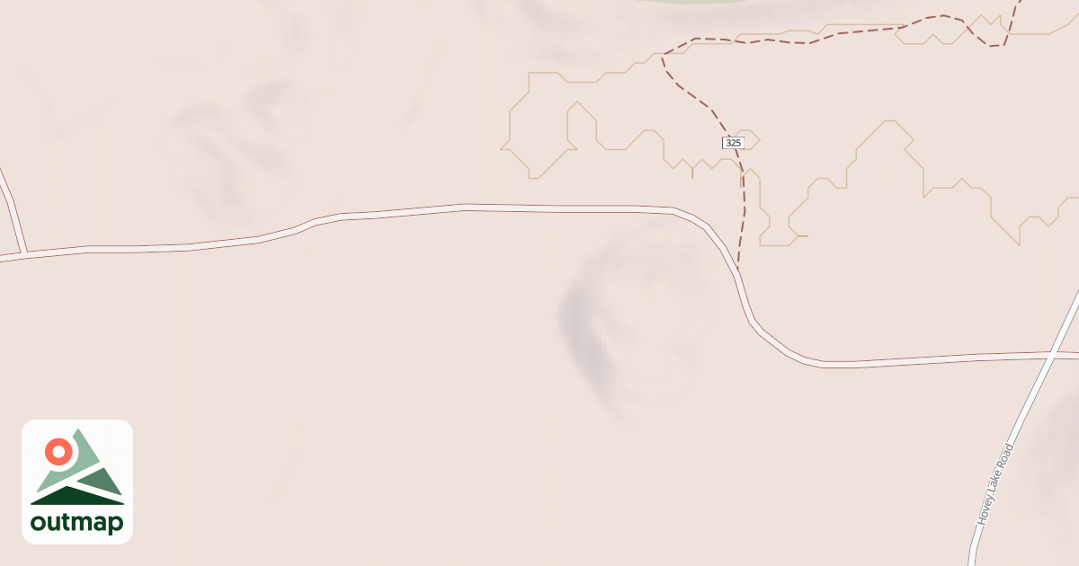 Map of HOVEY LAKE SPUR C