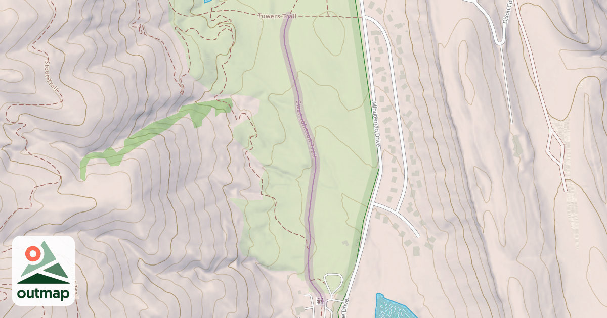Map of Swan Johnson Trail
