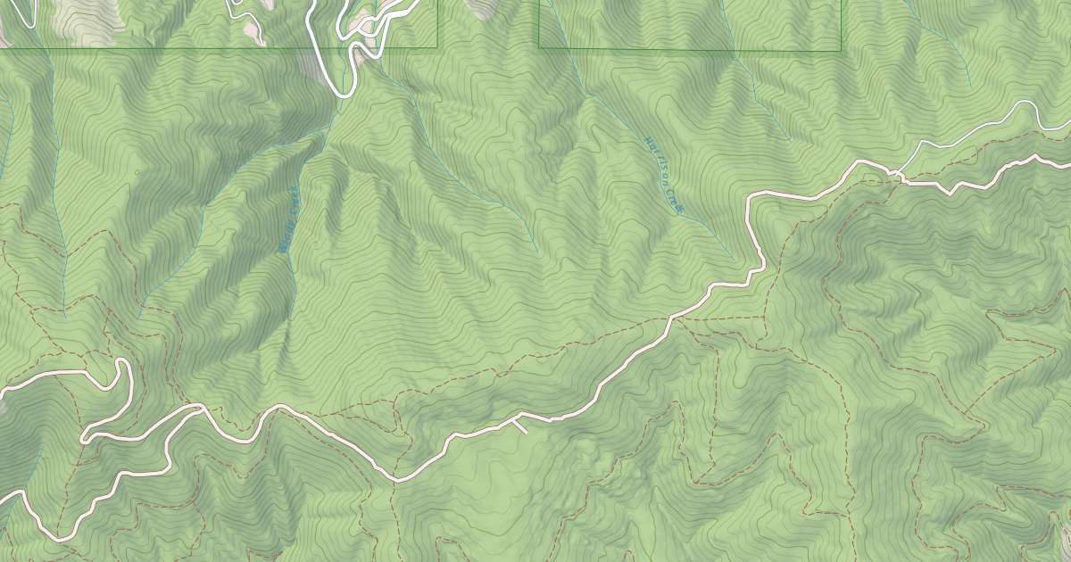 Map preview of USFS Motor Vehicle Use Map Trails 9958