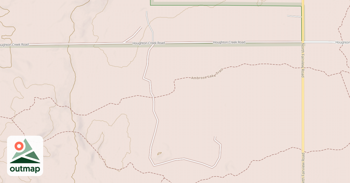 Map of Ambrose Lake Trail