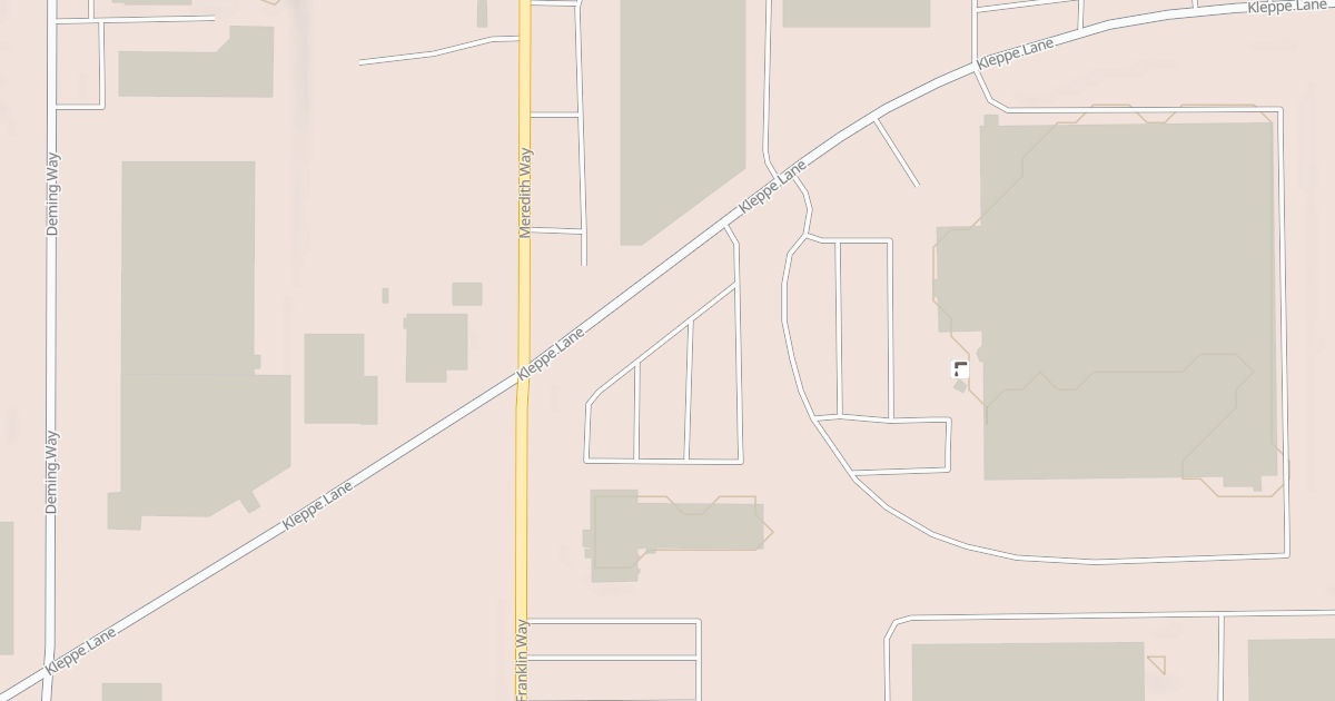Map preview of SPARKS BACK PARKING LOT