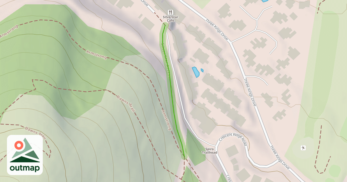 Map of Silver Star Access