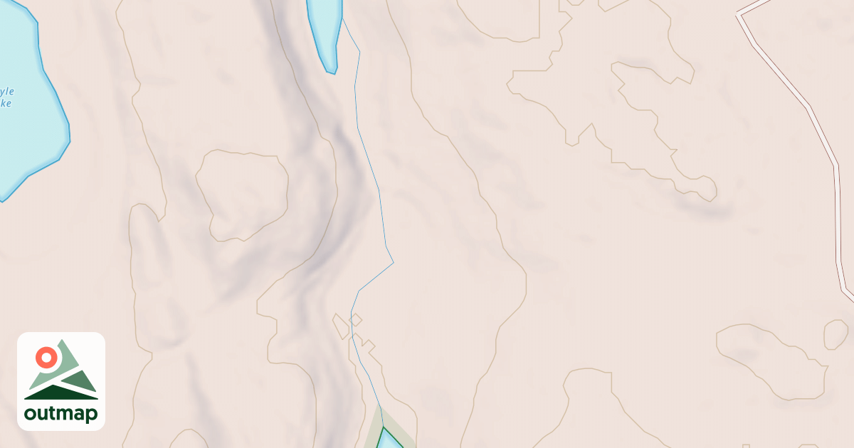 Map of HUTT LAKE ROAD SPUR AB