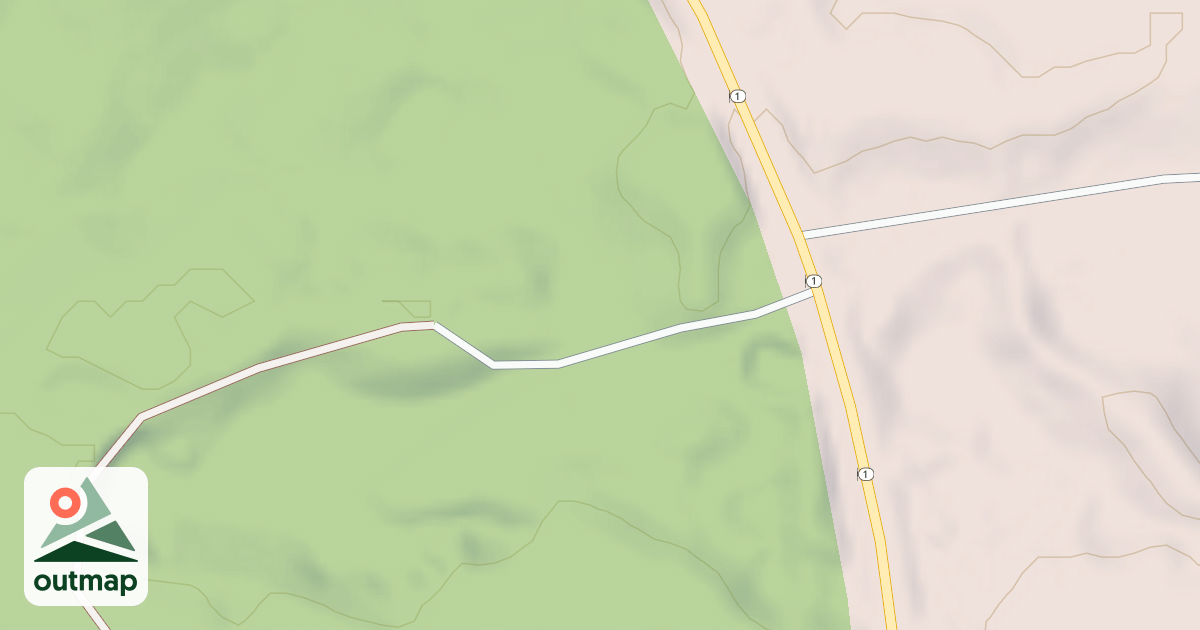 Map of EAST CHUB LAKE PIT