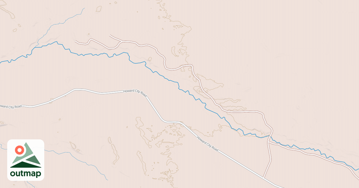 Map of HENDRIE NORTHWEST