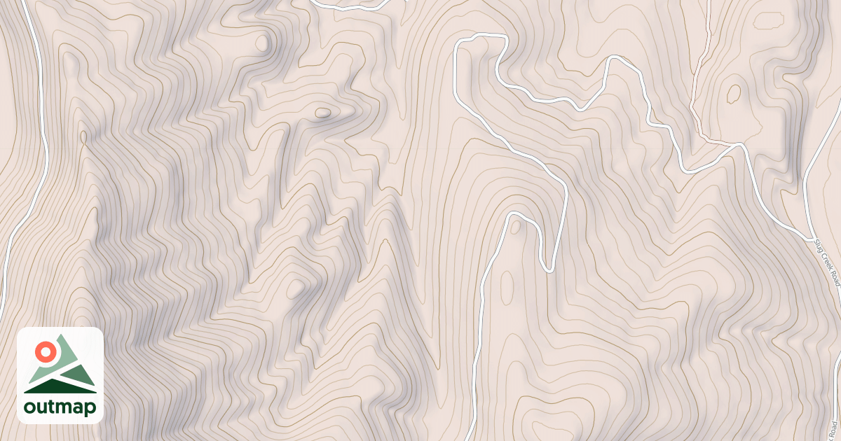 Map of Harrington Peak