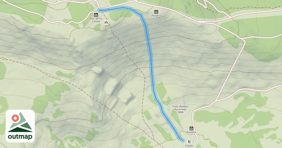 Map of Stade de Slalom