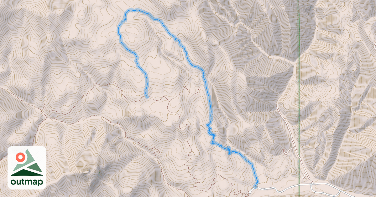 Map of Cow Creek #180