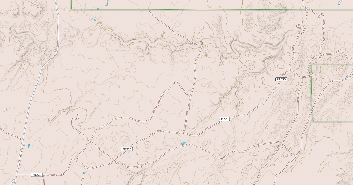 Map preview of USFS National Forest System Roads {2FBC449C-DF05-4E20-B7F3-47B77CA87C56}