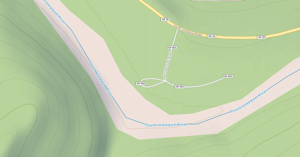 Map preview of ASH FLATS WEST