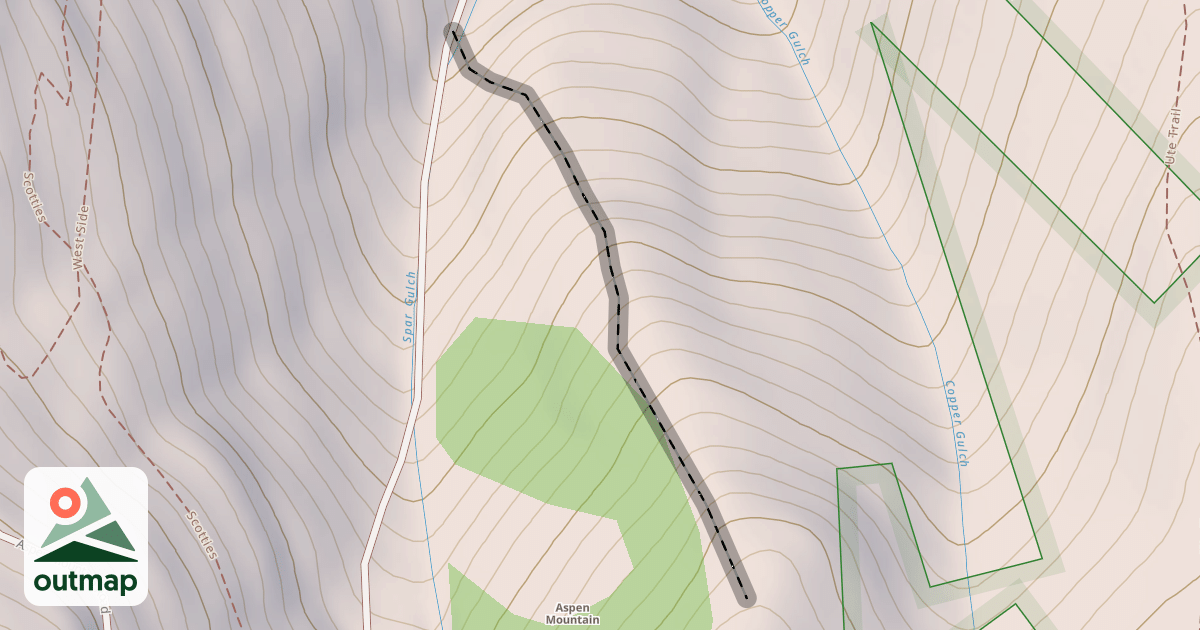 Map of Shoulder of Bell