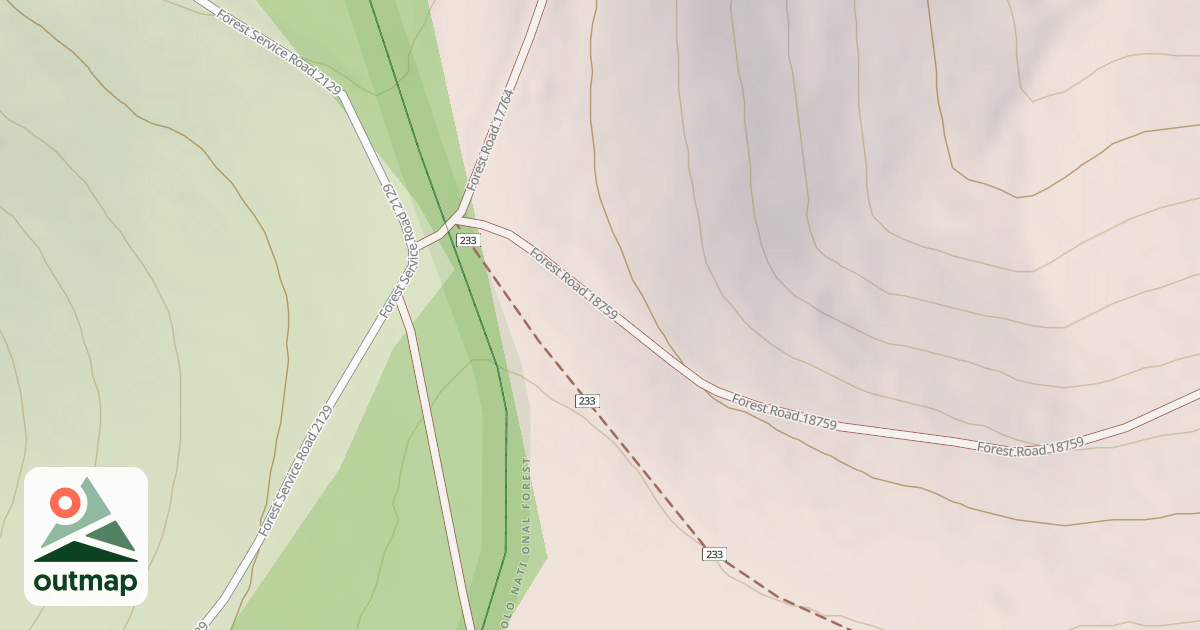 Map of CINNAMON SPUR