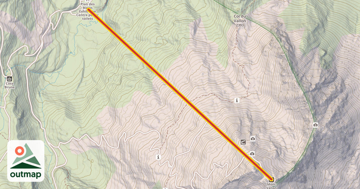 Map of Mont Vallon