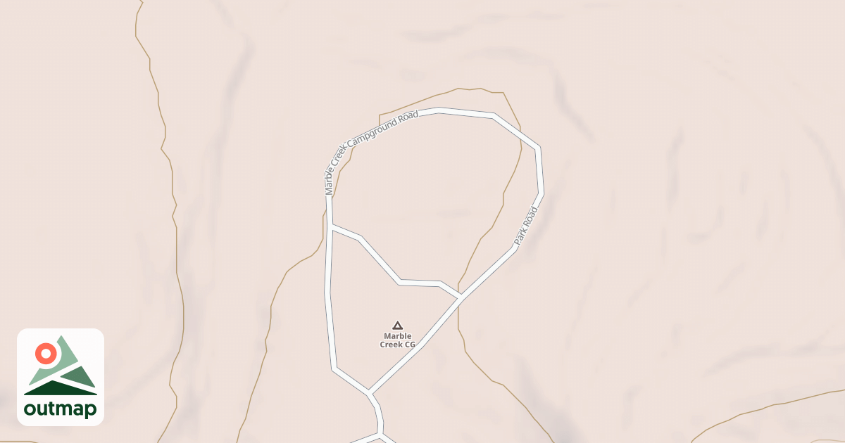 Map of MARBLE CREEK REC AREA SPUR B