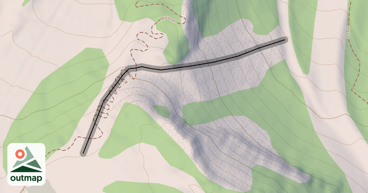 Map of Roger's Ridge