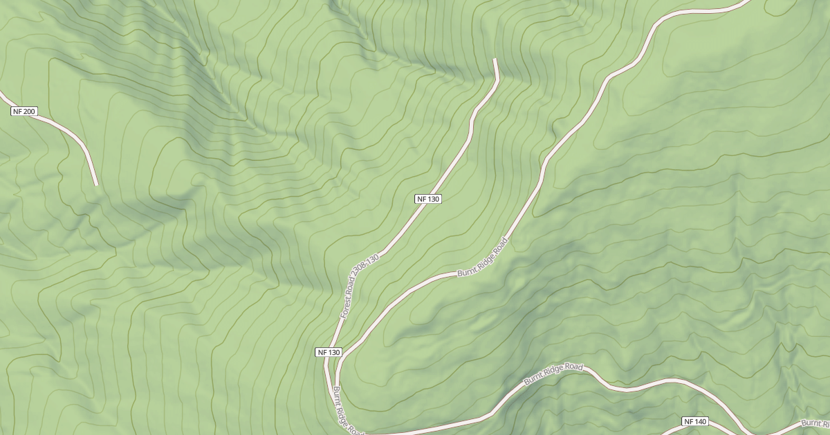 Map preview of BURNT RIDGE W.T.