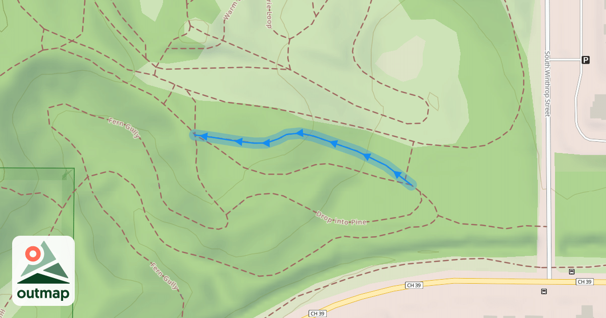 Map of Pine Climb