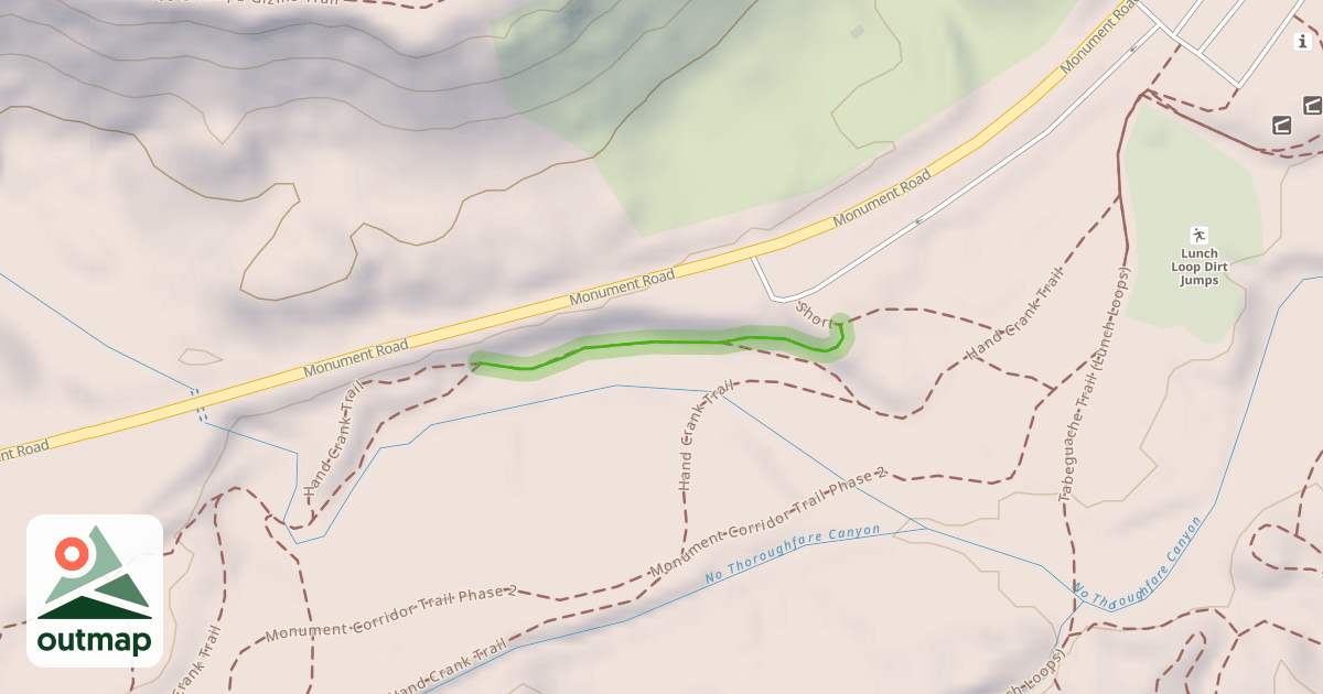 Map of Hand Crank Trail