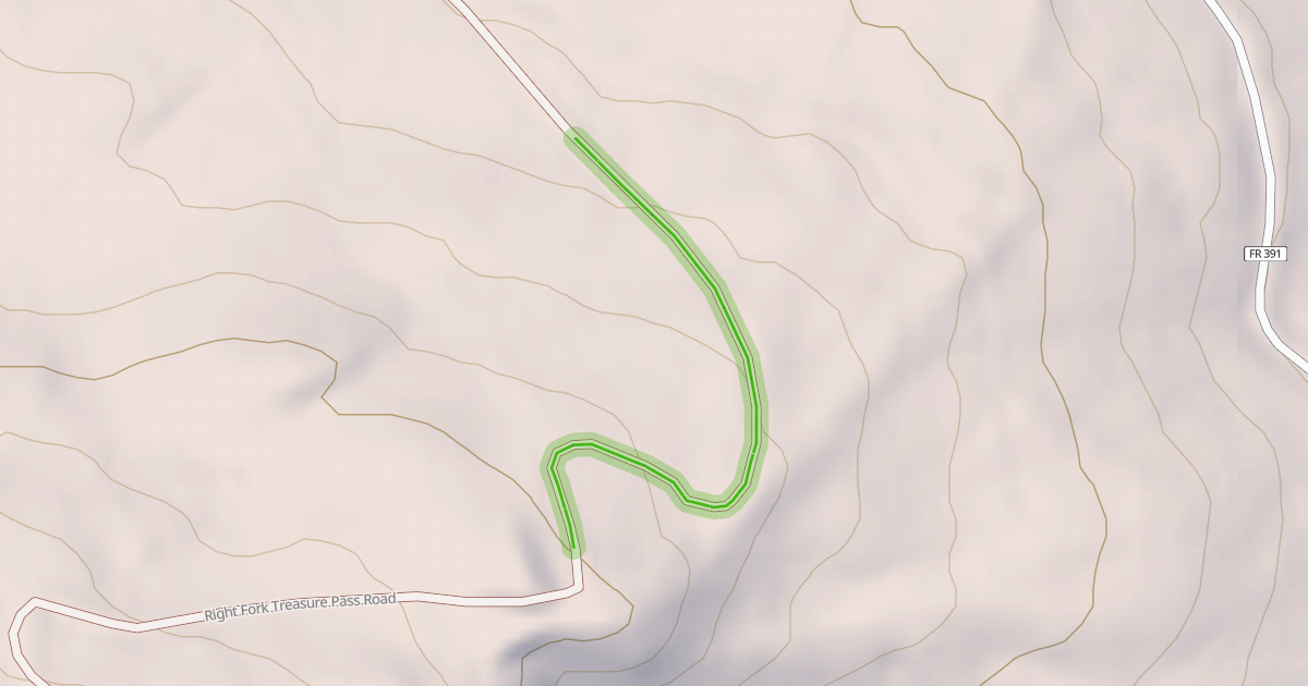 Map preview of Spencer's Run