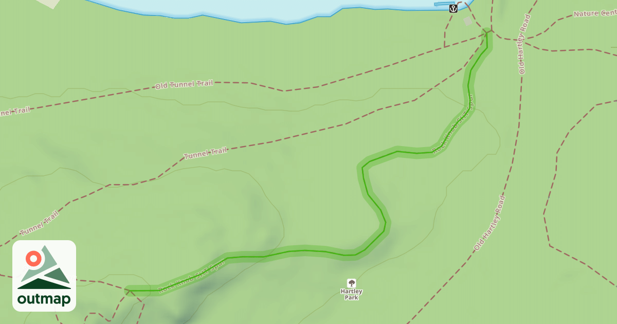 Map of Rock Knob SHT Spur