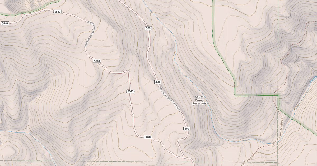 Map preview of USFS Motor Vehicle Use Map Roads {72A68E80-A804-4554-A53A-057038B51039}