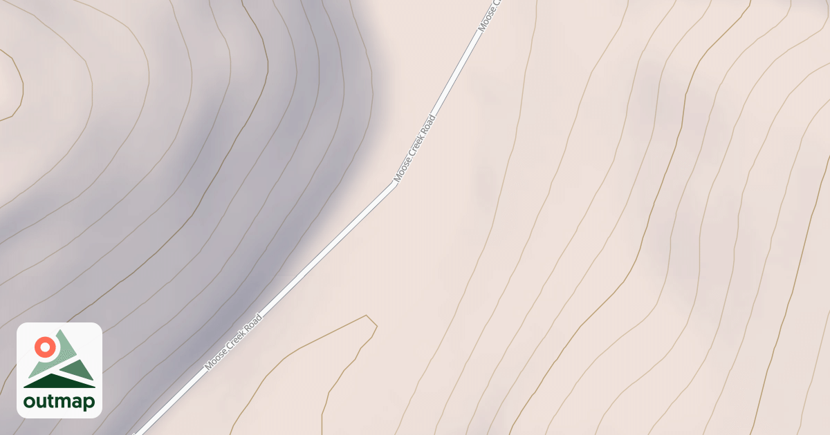 Map of MOOSE CR DISPERSED D
