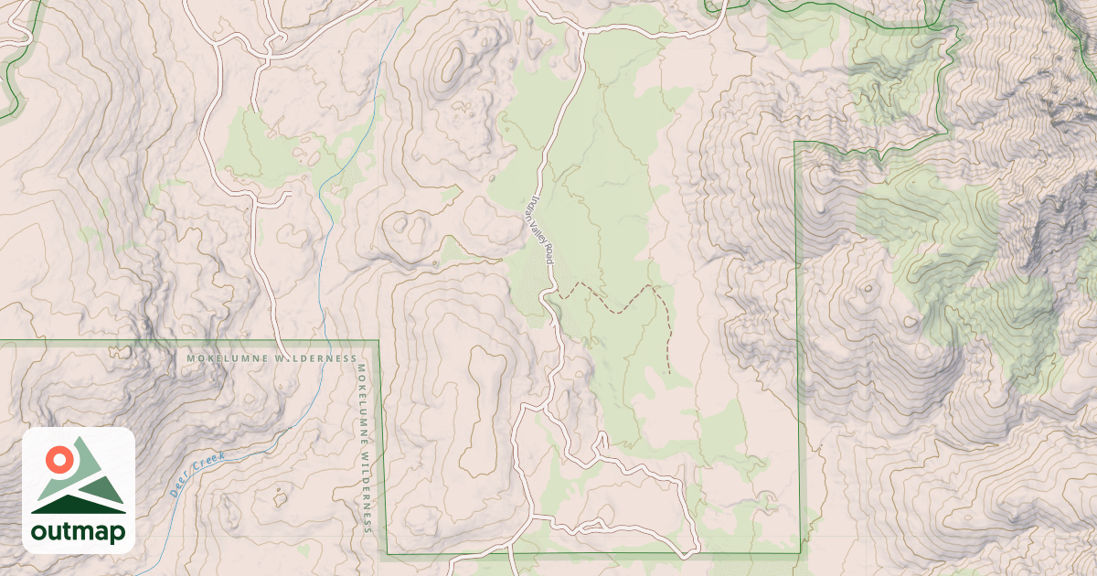 Map of Indian Valley