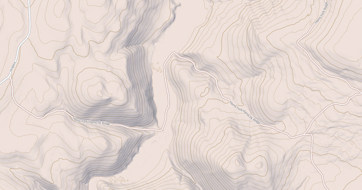 Map preview of HAMS FORK-HAMS FK RIDGE