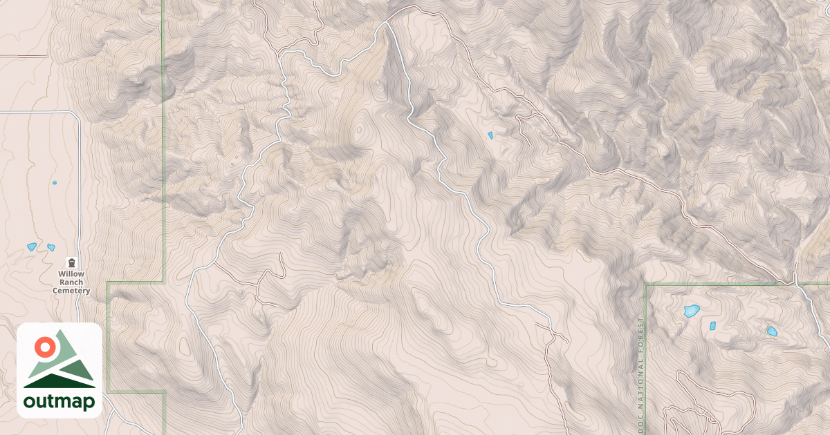 Map of BUCK CREEK