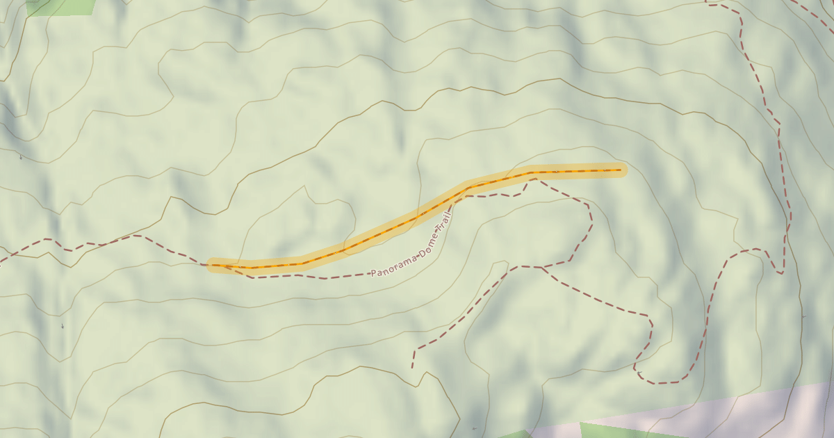 Map preview of Inside Cliff Boundary Run