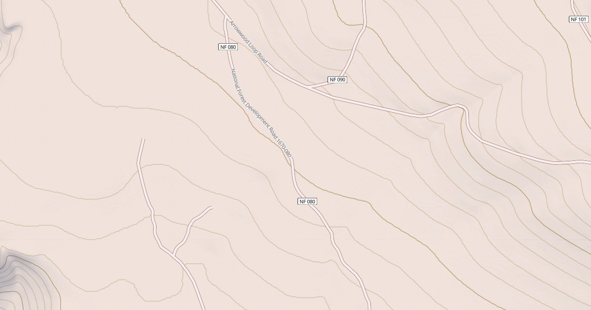 Map preview of USFS Motor Vehicle Use Map Roads {16105609-DD3E-4295-B61C-E82ED59AFC4D}
