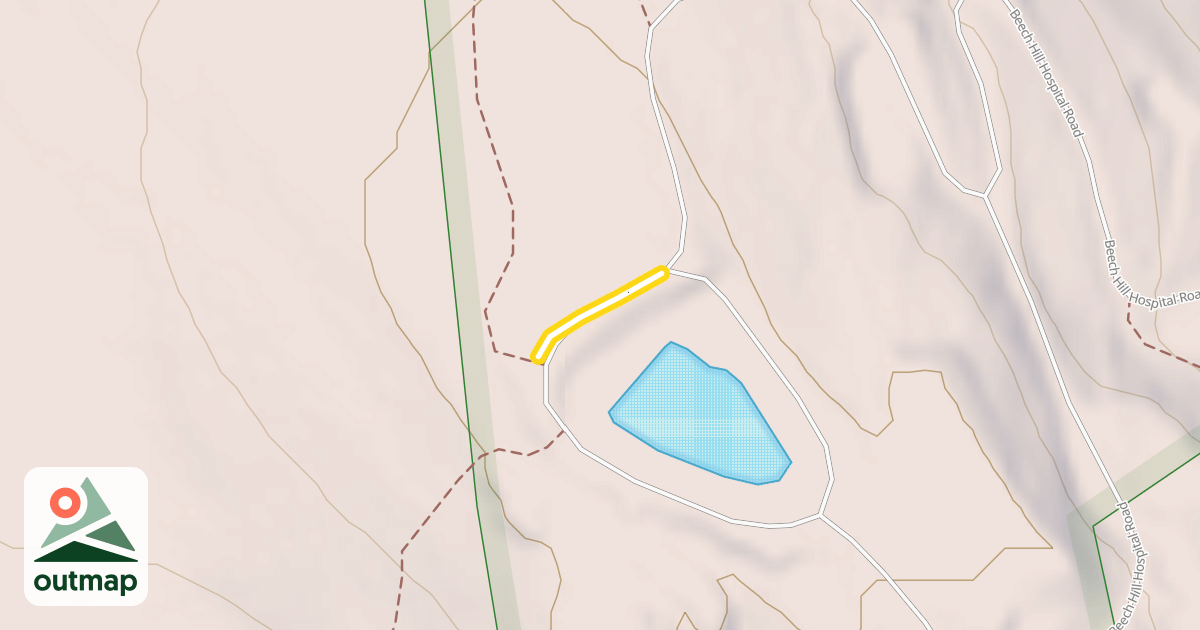 Map of Beech Hill Hospital Road