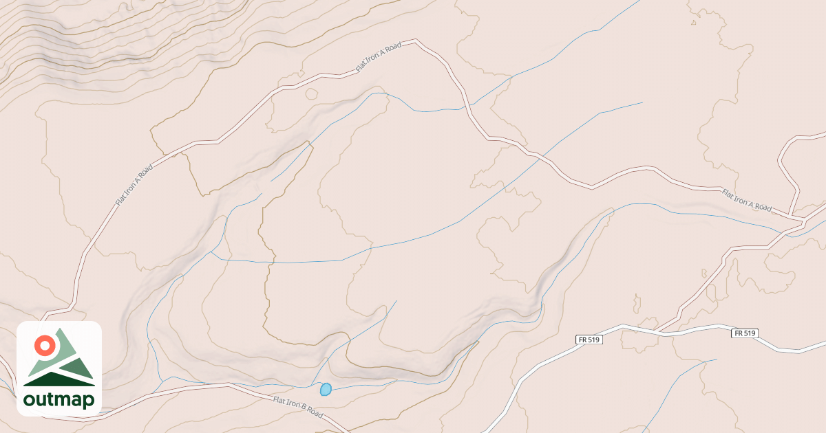 Map of FLAT IRON A
